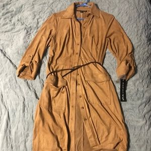 Brown Button Up Madison Leigh Dress